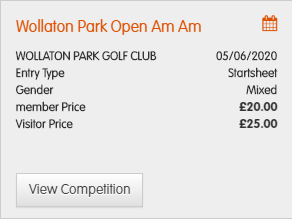 Wollaton Park Golf Club