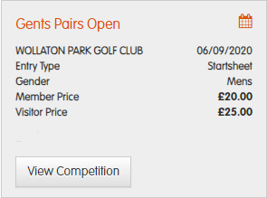 Wollaton Park Golf Club